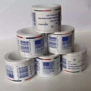1000 forever stamps of 2023 Mail U.S.A. Flag Postage